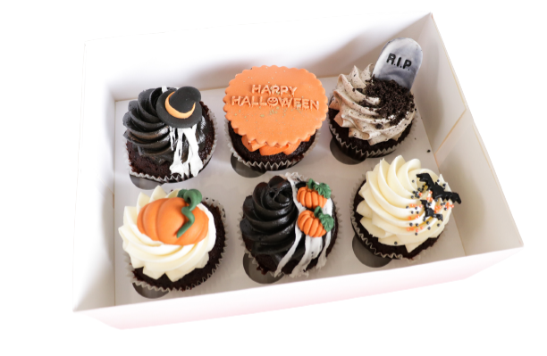 Cakes by Hancock - Halloweencupcakes 6 pk