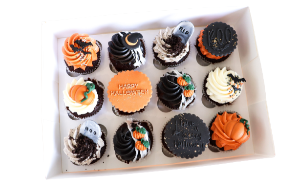 Cakes by Hancock - Halloweencupcakes 12 pk