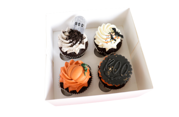Cakes by Hancock - Halloweencupcakes 4 pk