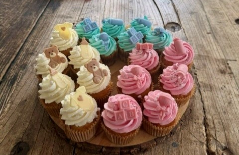 Rosenborg bakeri - Cupcakes til baby