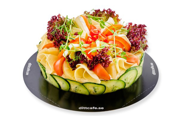 Ditt Café - Smörgåstårta vegetarisk