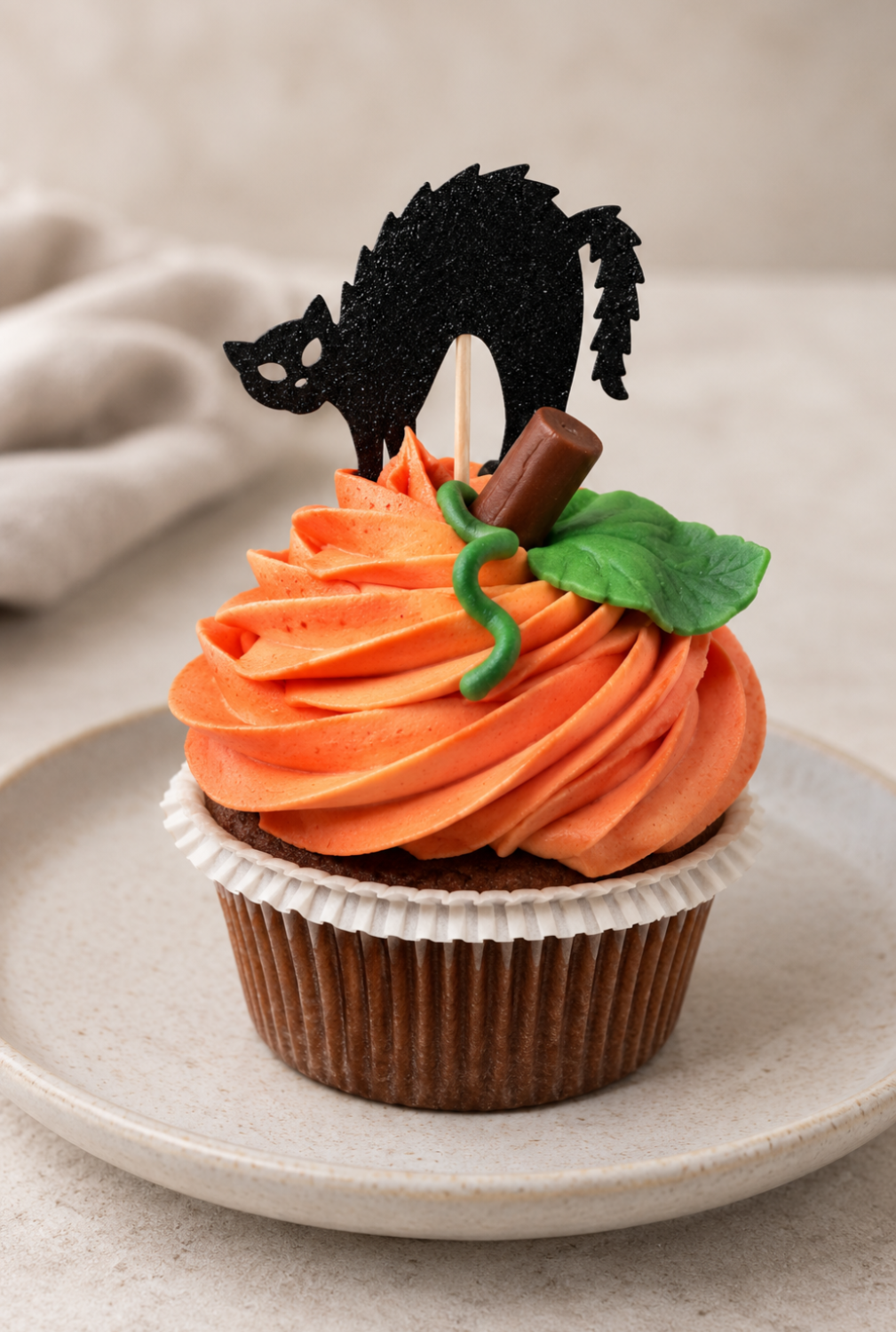 Brogyllen - Halloweenmuffins Pumpa