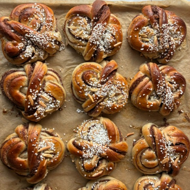 Bageri Passion - Kanelbulle med mandelmassa