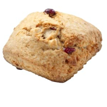 Krem Kafé og Konditori - Scones med hvit sjokolade og tranebær