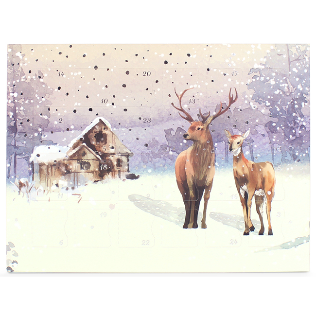 NatCake Choklad & Tårta i Klövsjö - Adventskalender Hjort Praliner