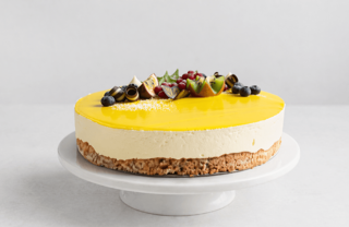 Christensen bakeri - Ostekake med mandelbunn disk