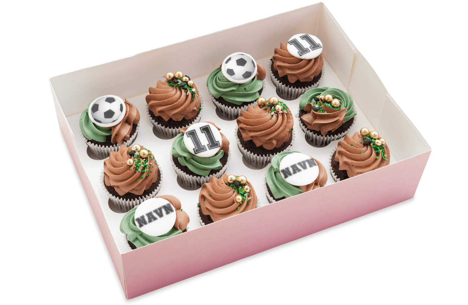 Cakes by Hancock - Football Cupcakes 12 pk