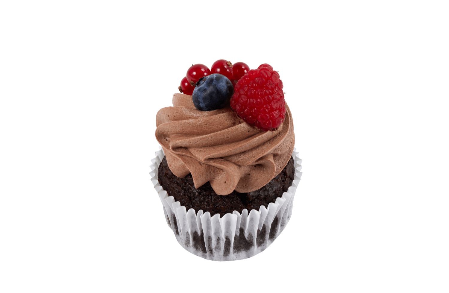 Cakes by Hancock - Glutenredusert Chocolate & Berries Cupcake