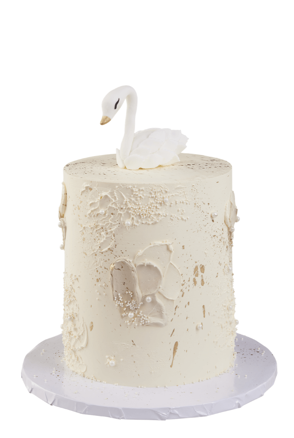 Cakes by Hancock - Textured swan cake