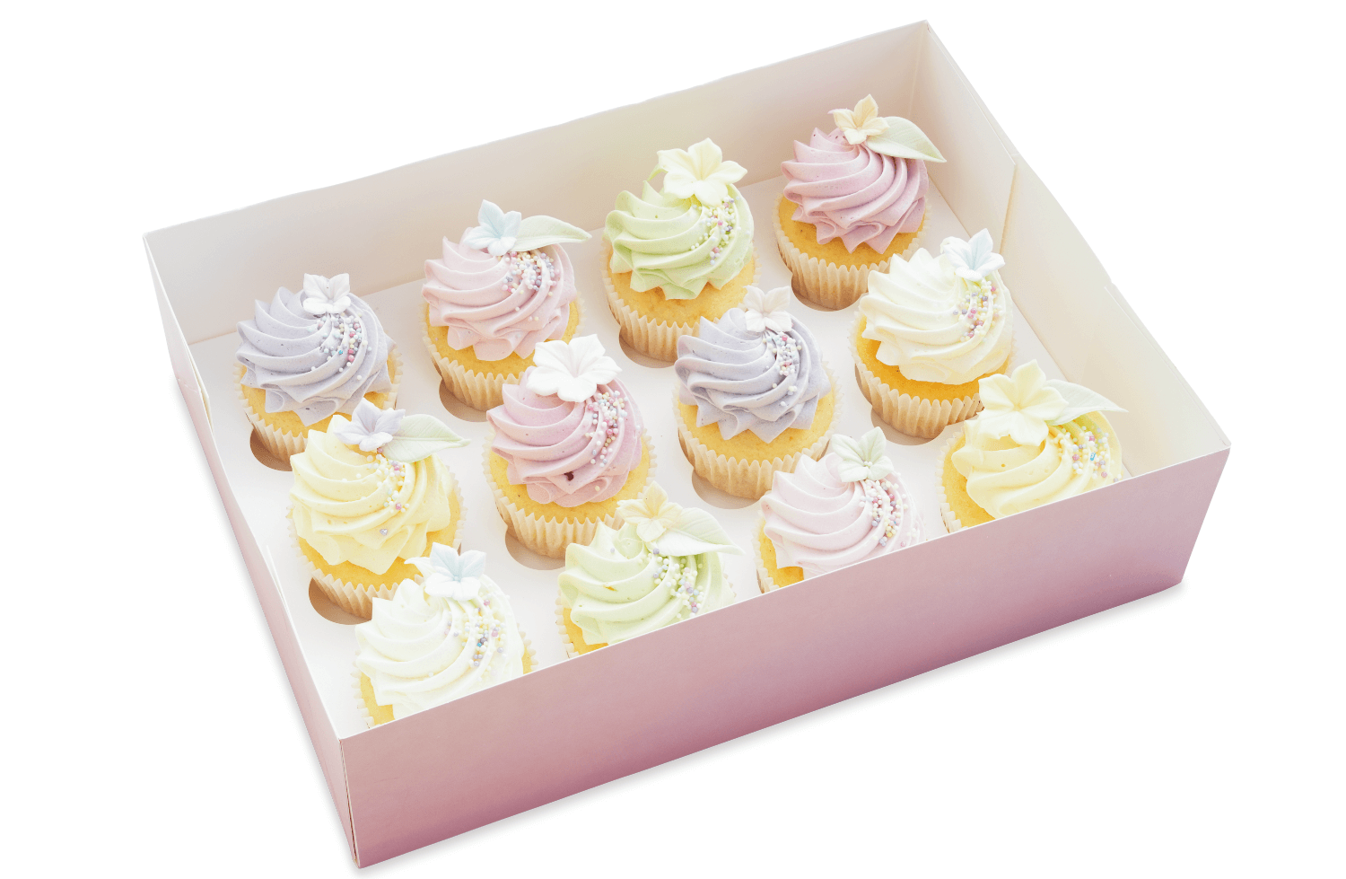 Cakes by Hancock - Pastel Cupcakes 12 pk