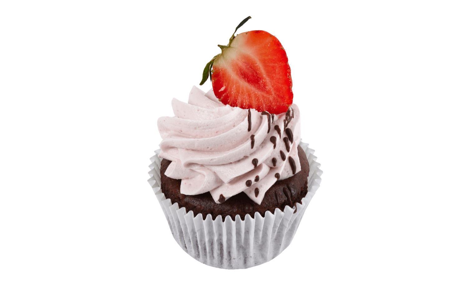 Cakes by Hancock - Glutenredusert Strawberry Chocolate Cupcake