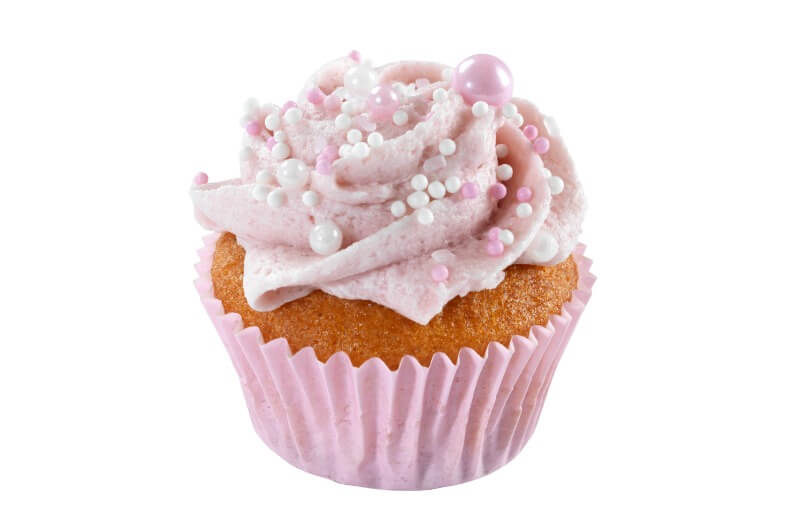 Hjemmebakeriet - Mini Baby Pink Cupcake