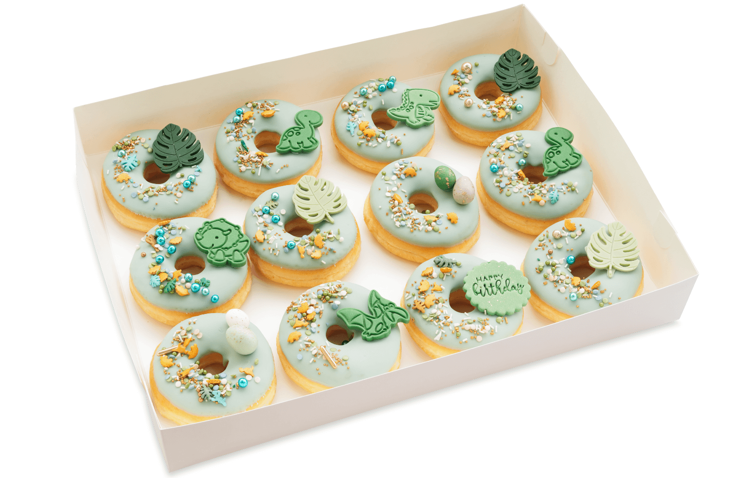Cakes by Hancock - Dino Doughnuts 12 Pk