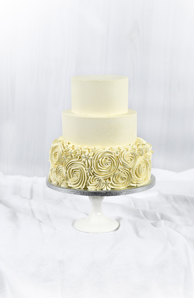 Cakes by Hancock - Rosette Bryllupskake