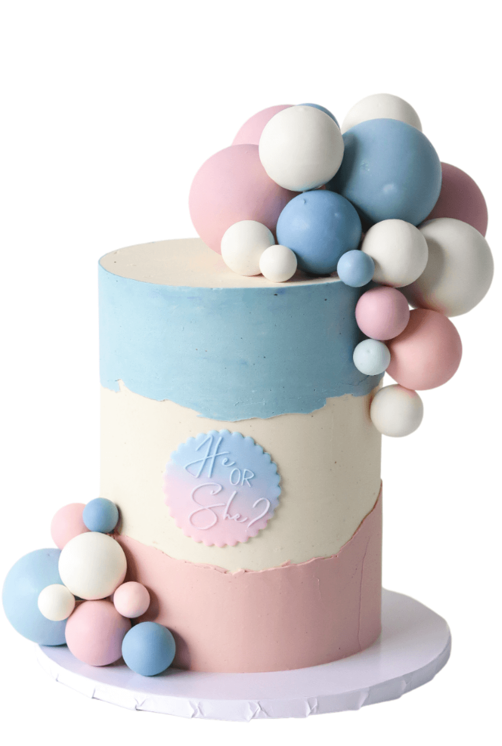 Cakes by Hancock - Gender Reveal Cake