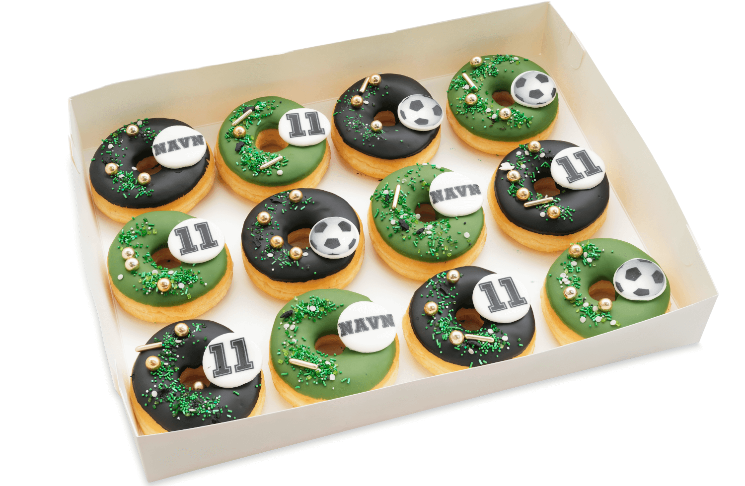 Cakes by Hancock - Football Doughnuts 12 pk