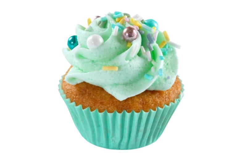 Hjemmebakeriet - Mini Mint Green Cupcake