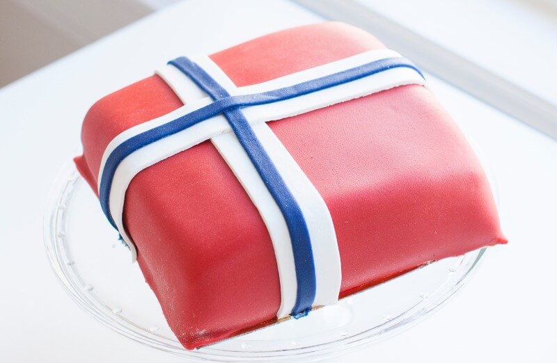 Rosenborg bakeri - Flaggkake