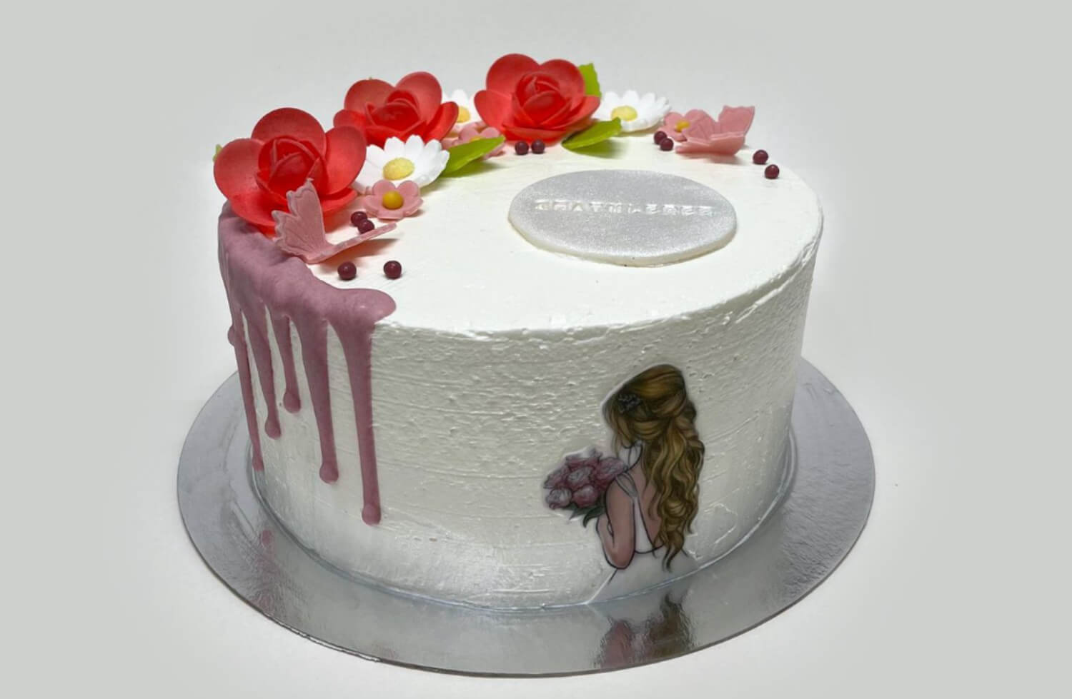 Martin Walderhaug eftf. - Festkake med blomster
