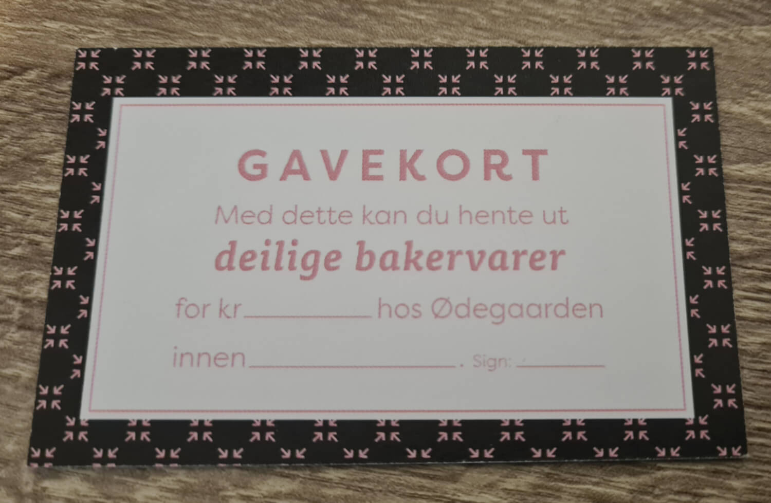 Ødegaarden Bakeri - Gavekort