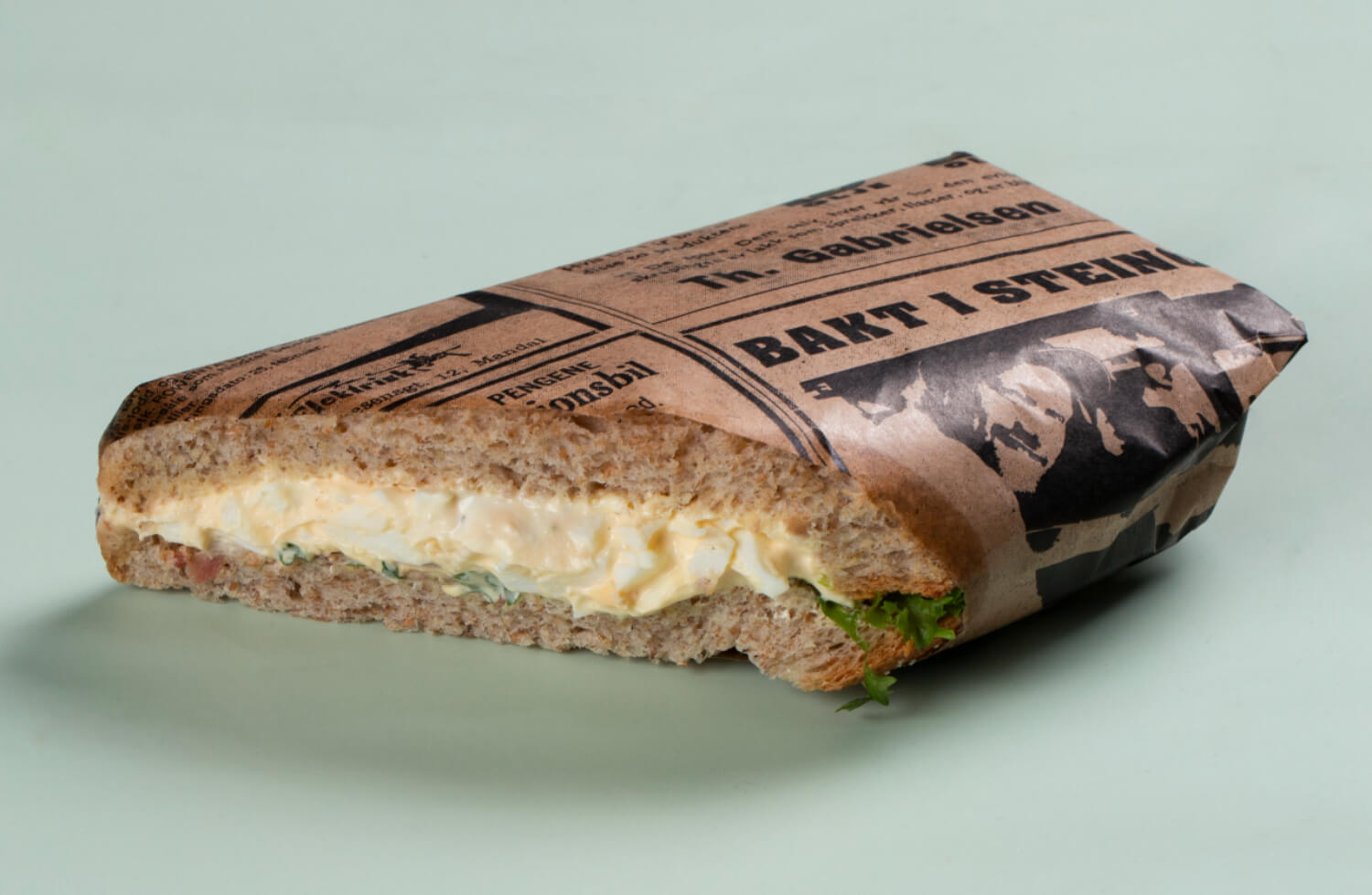 Edgars Bakeri og Konditori - Sandwich med eggesalat og bacon