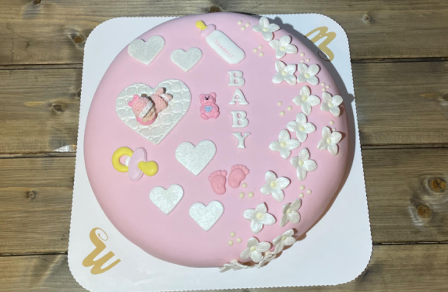 Westre bakeri - Baby shower kake