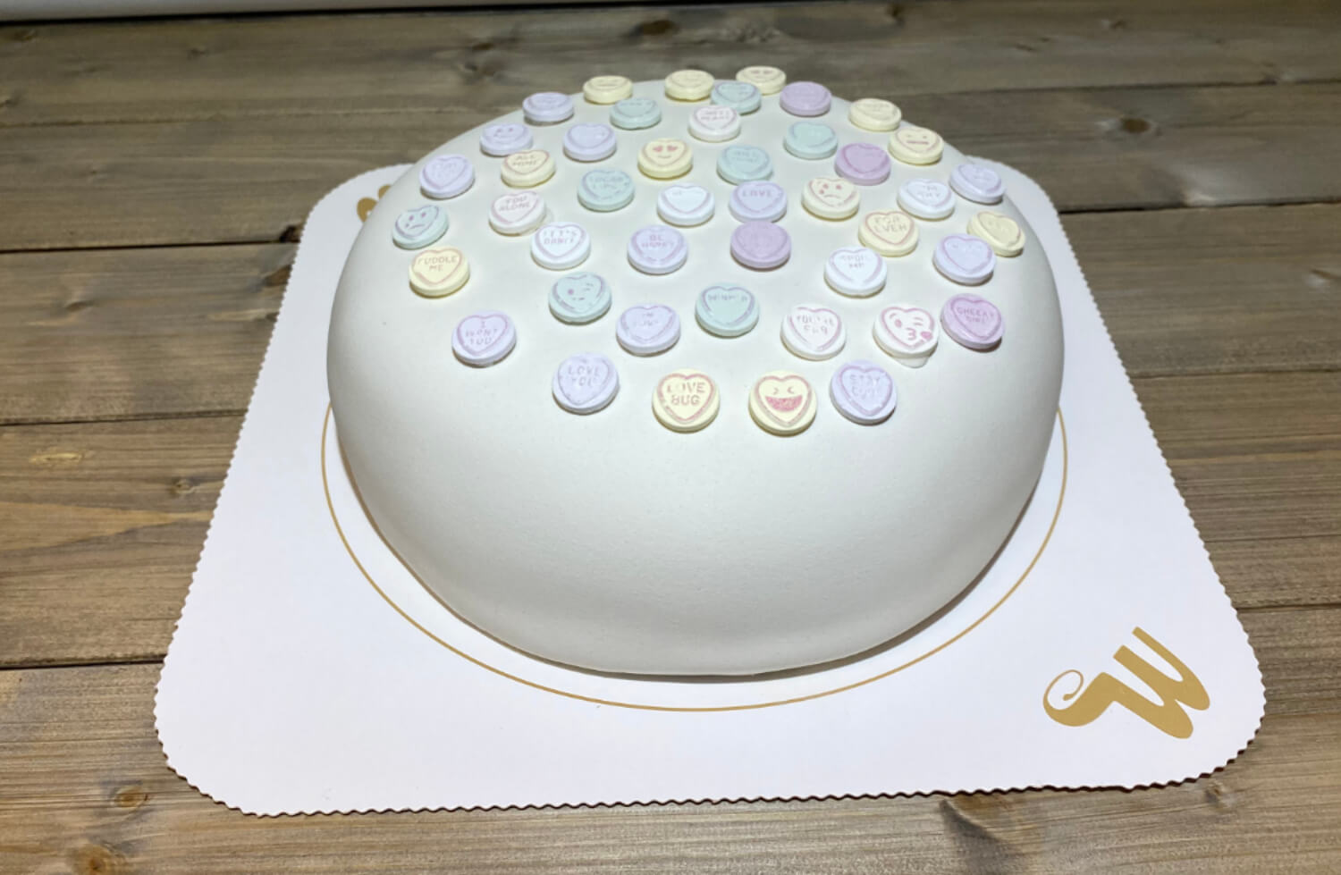Westre bakeri - Lovehearts-kake