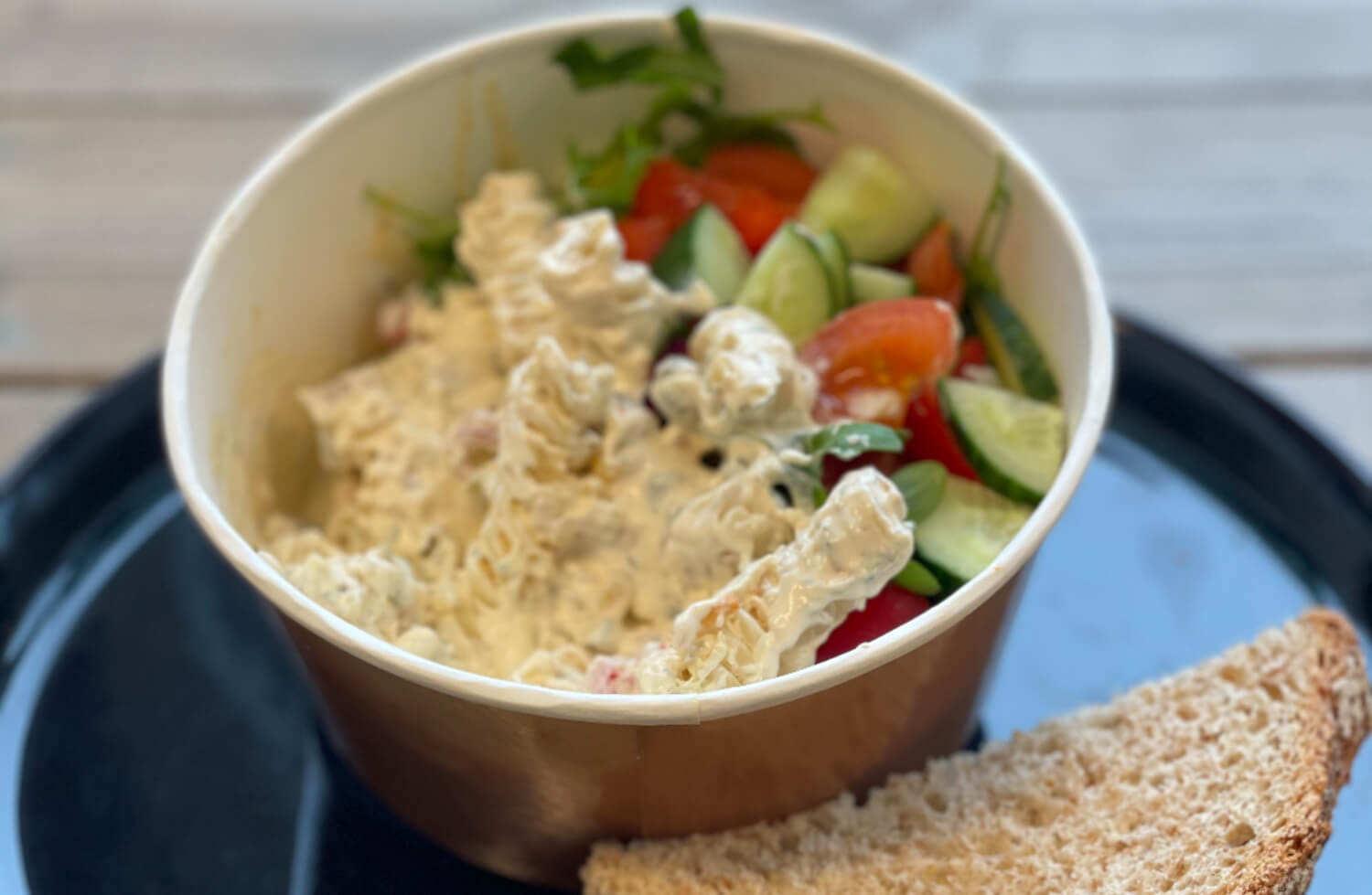 Westre bakeri - Pastasalat med kylling 
