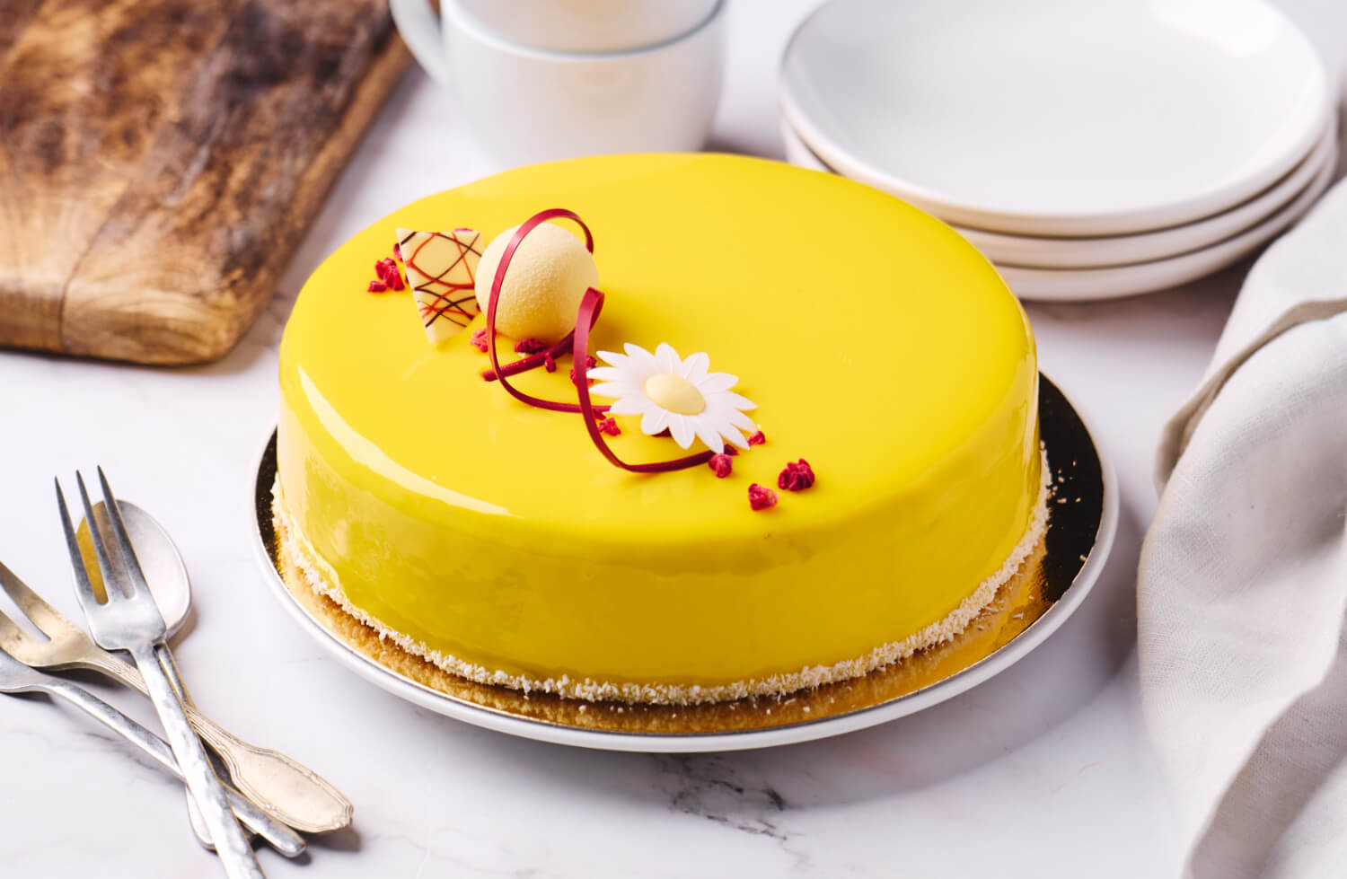 Baker Brun - Mango-pasjonsfruktkake