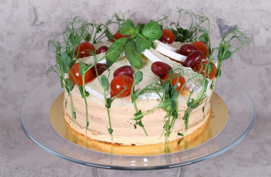 Thelins Konditori - Smörgåstårta - Vegetarisk