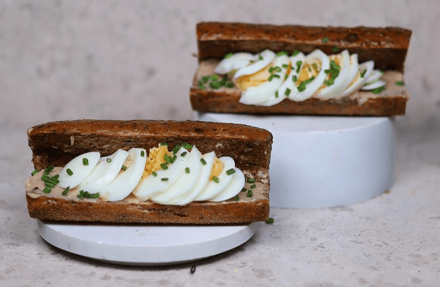 Thelins Konditori - Glutenfri ägg- och kaviarsmörgås