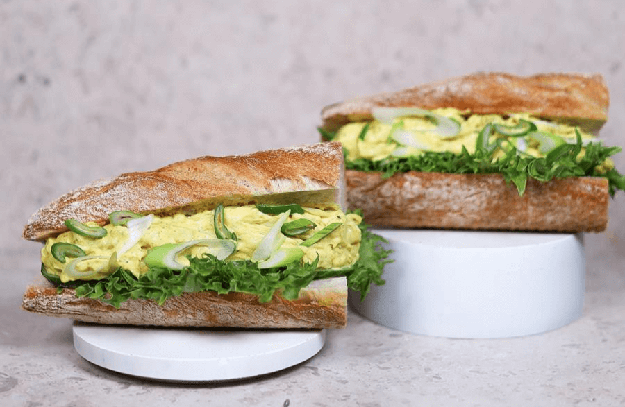 Thelins Konditori - Kyckling- Currybaguette