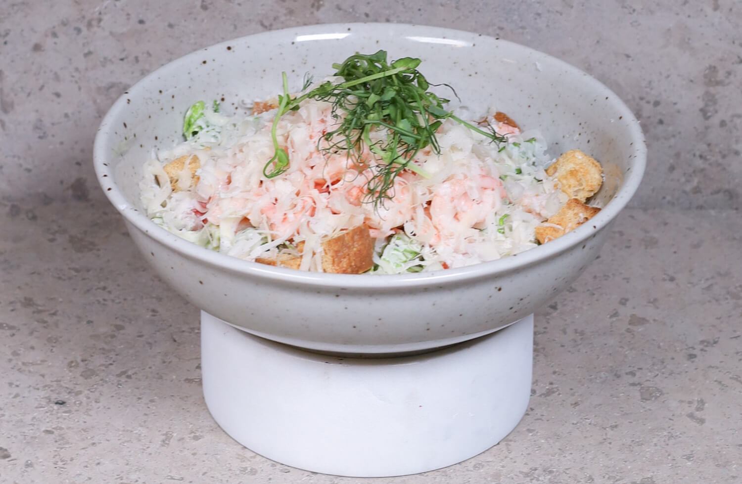 Thelins Konditori - Caesarsallad med räkor 