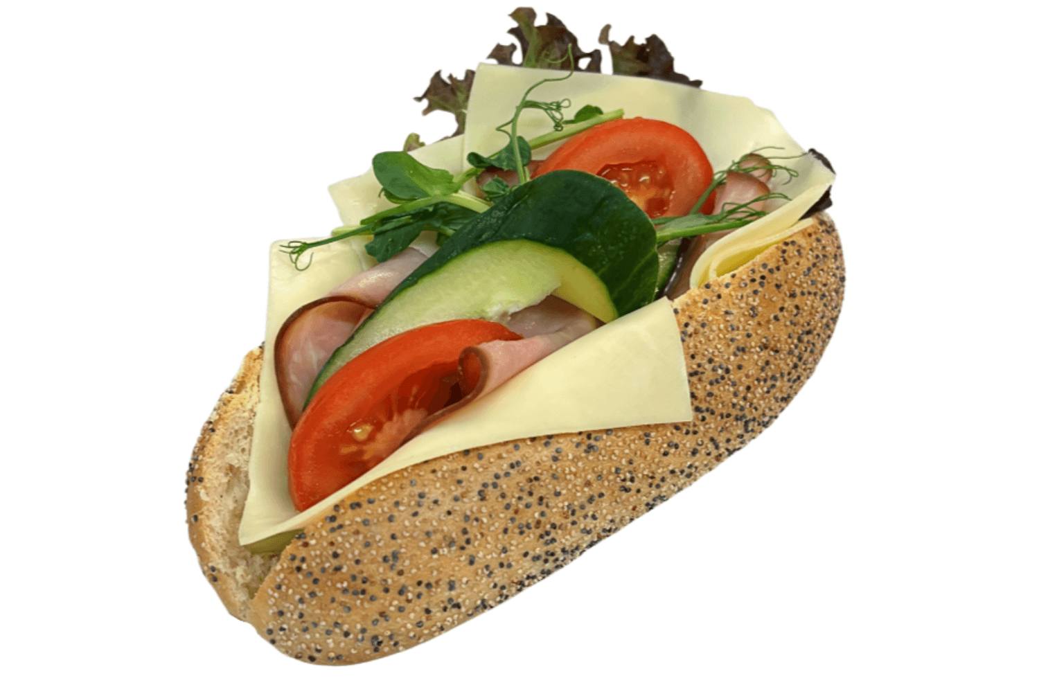 Ditt Café - Ost- & Skinkbaguette