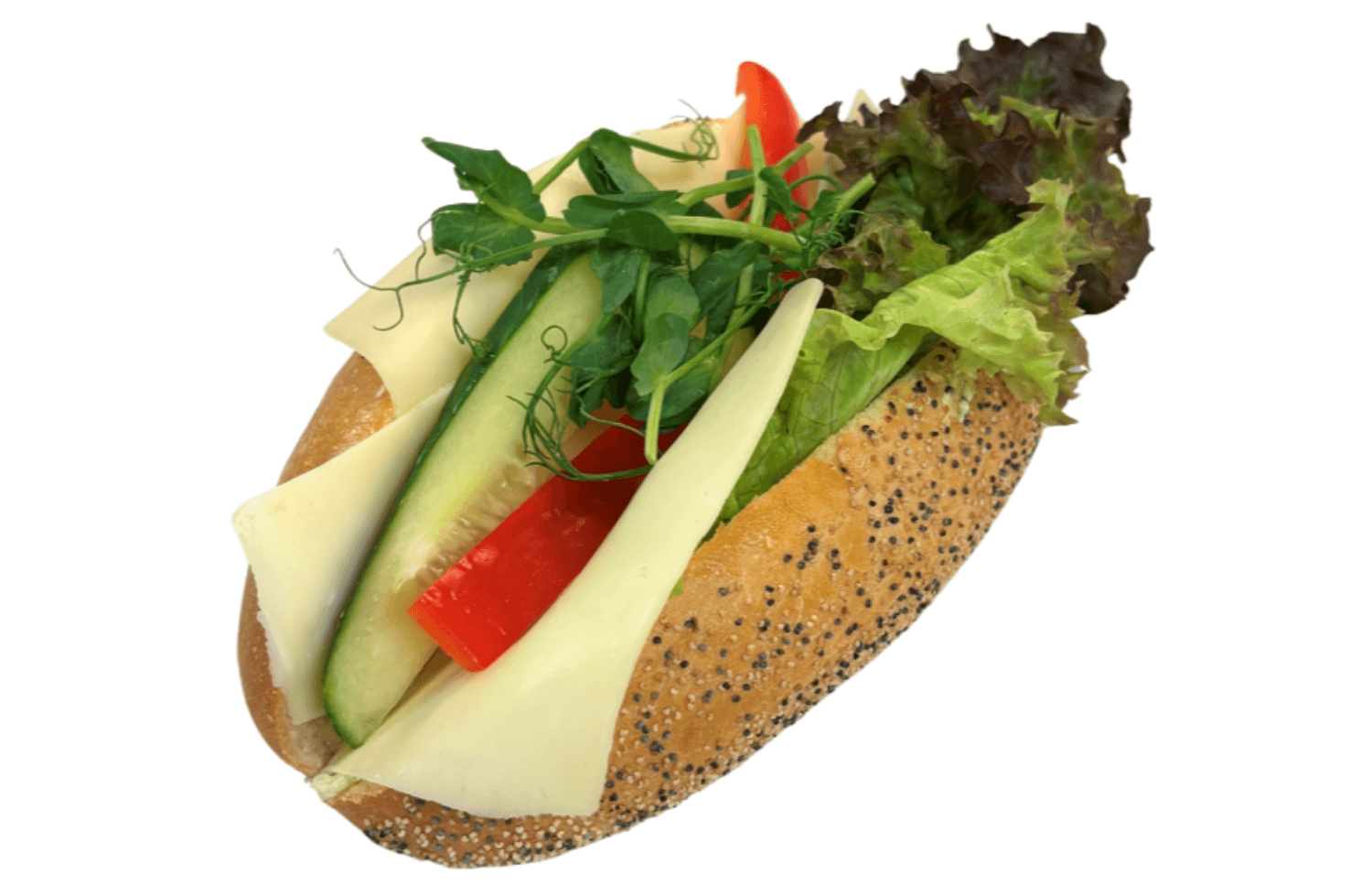 Ditt Café - Ostbaguette med grönt