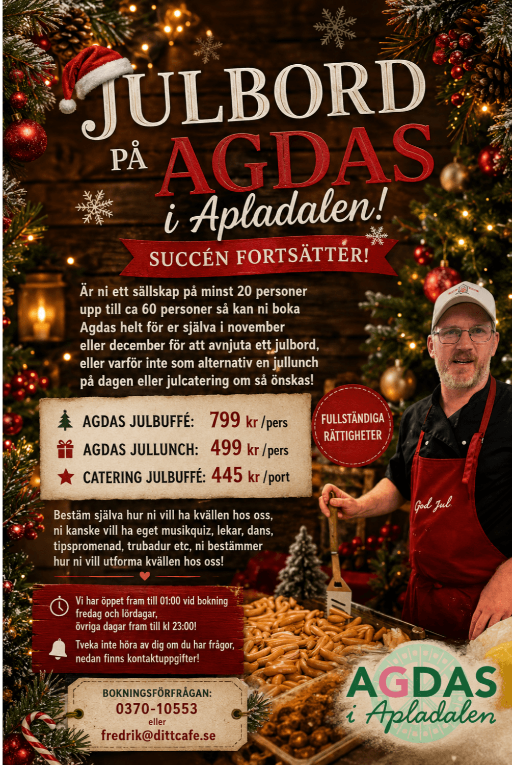 Ditt Café - Julbord på Agdas