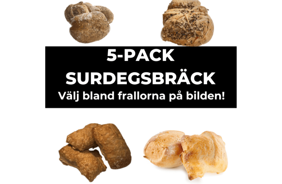 Ditt Café - 5-pack surdegsbräck för 65:-