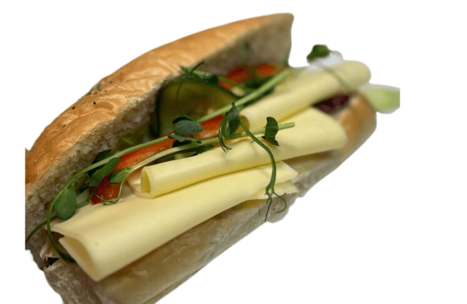 Ditt Café - Ostbaguette med grönt