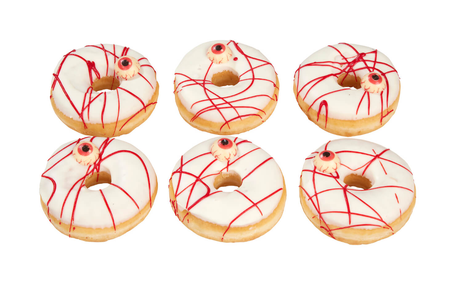 Nærbakst - Halloweendonut 6 pk