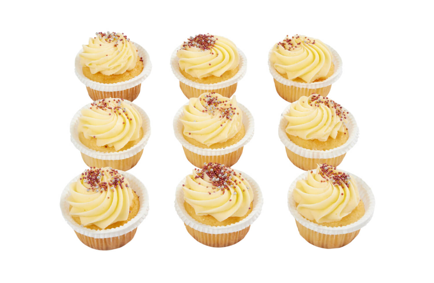 Nærbakst - Vaniljecupcakes 9 pk