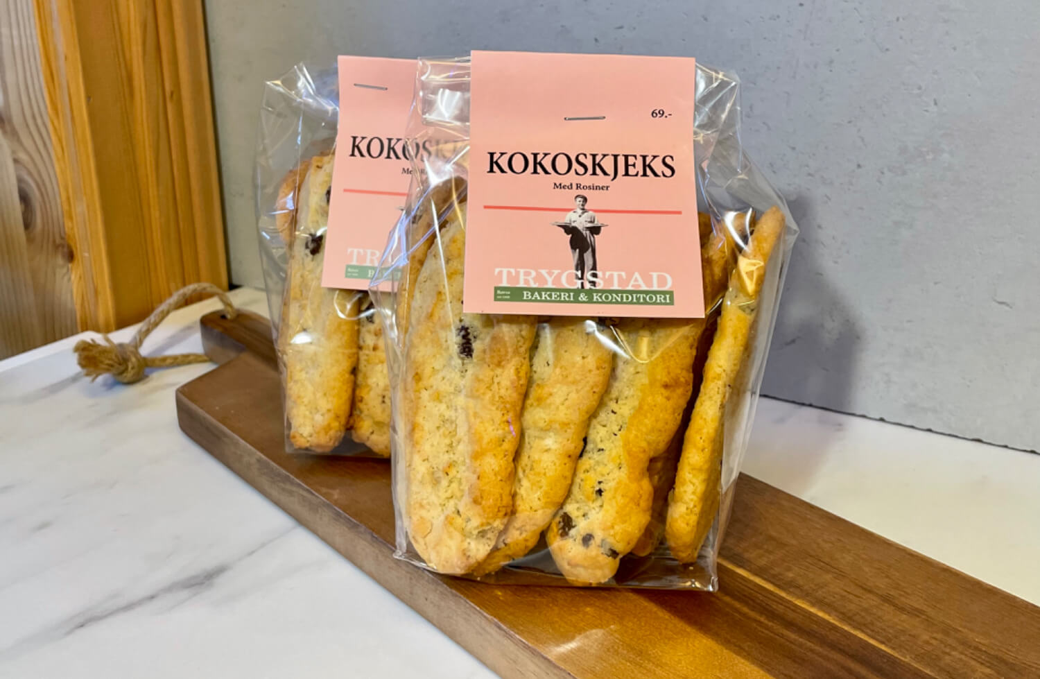 Trygstad bakeri - Kokoskjeks 12pk