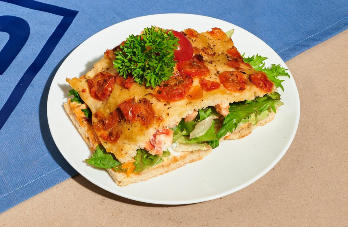 Motz & Kringla Bakeri - Foccacia med kylling