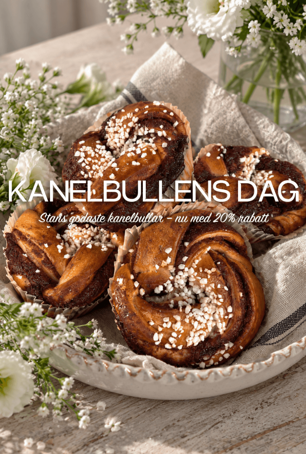 Brogyllen - 20% rabatt inför Kanelbullens dag