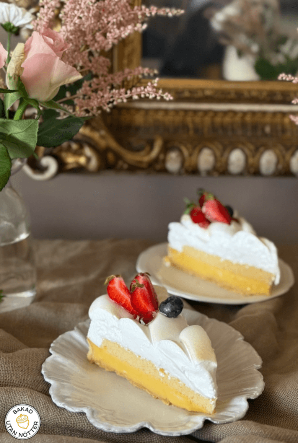 Brogyllen - Citron och Maräng Bakelse