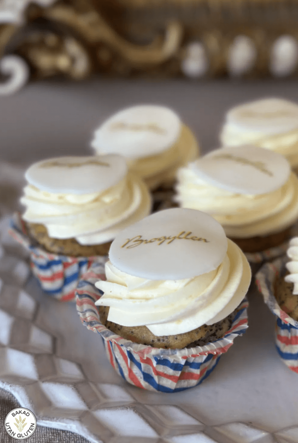 Brogyllen - Cupcakes med bild/logo