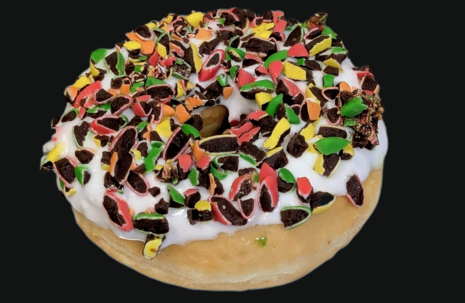 Larsens bakeri - Non Stop Donut m/hvit glasur