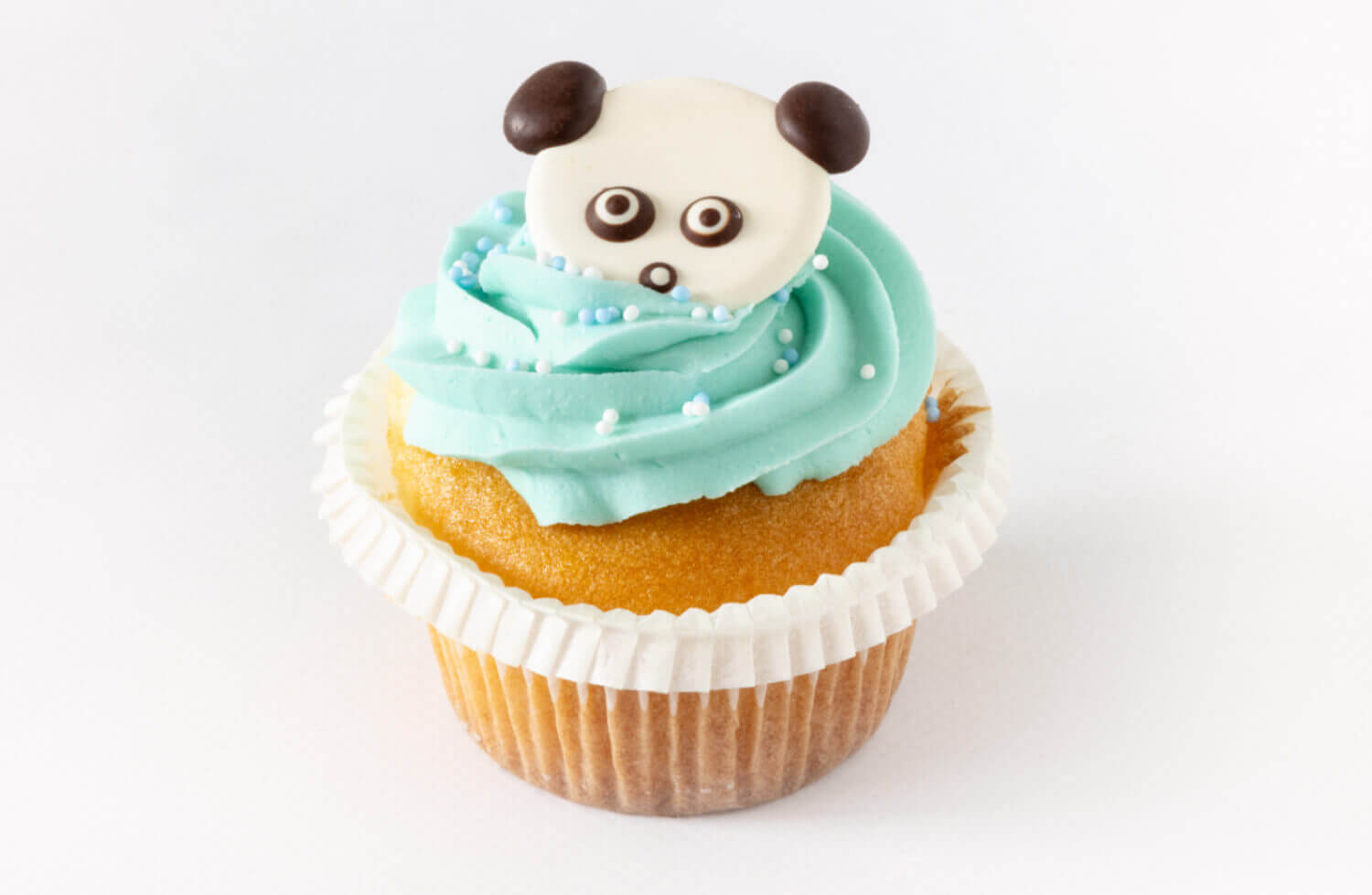Bergen Kantinetjeneste - Vaniljecupcake med dyrehagefigur