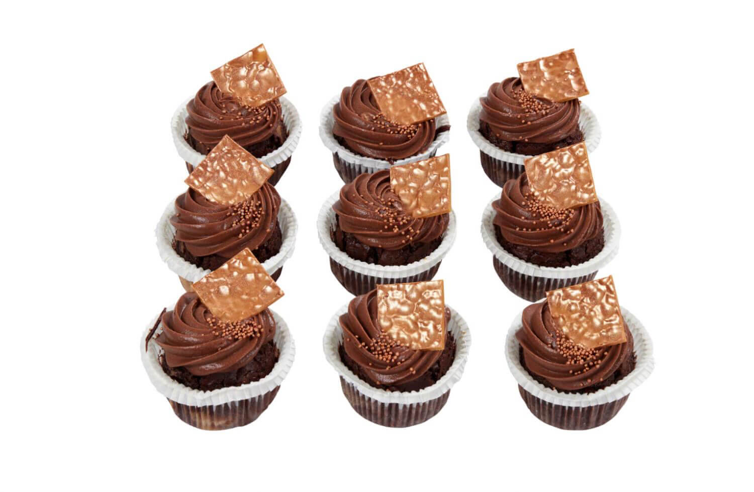 Bergen Kantinetjeneste - Mini Sjokoladecupcakes 34 pk