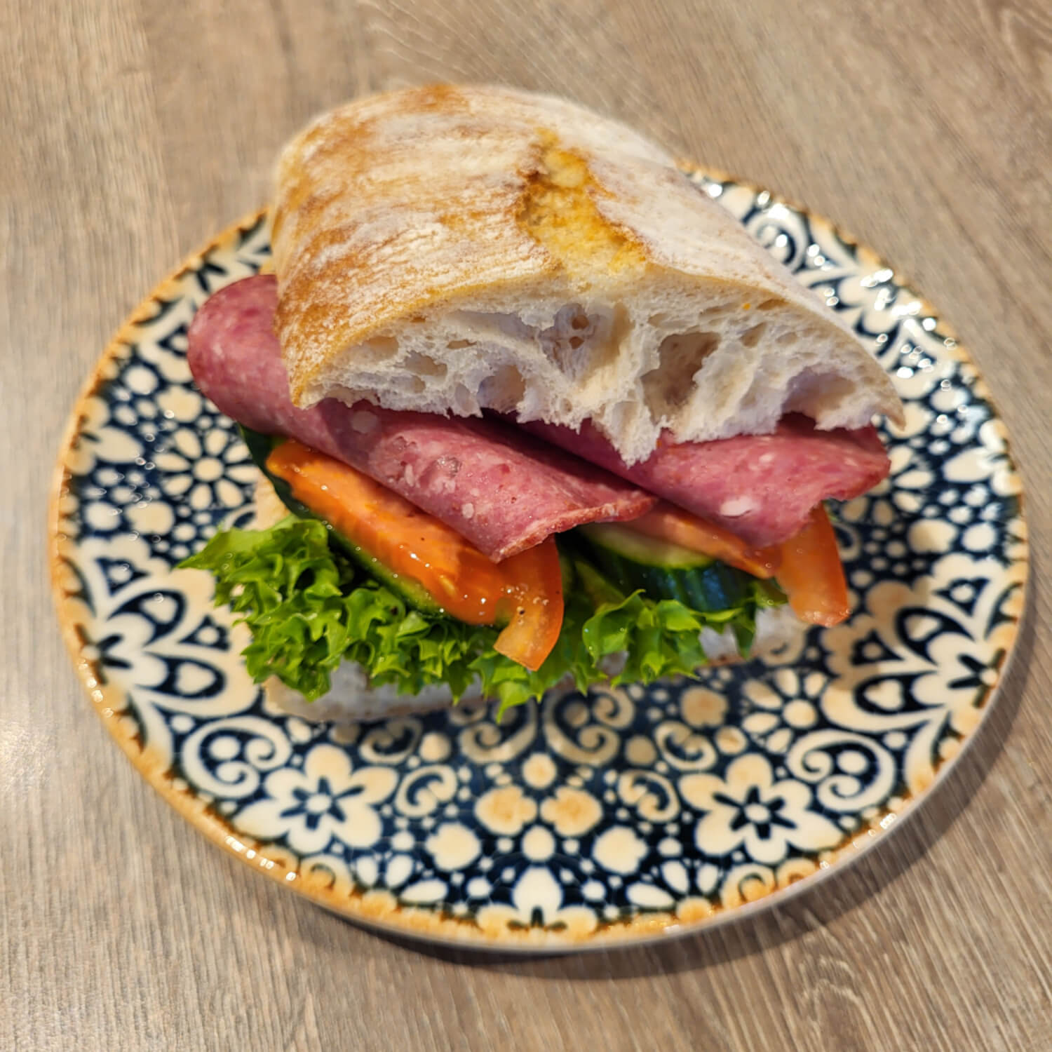 Krem Kafé og Konditori - Salami sandwich