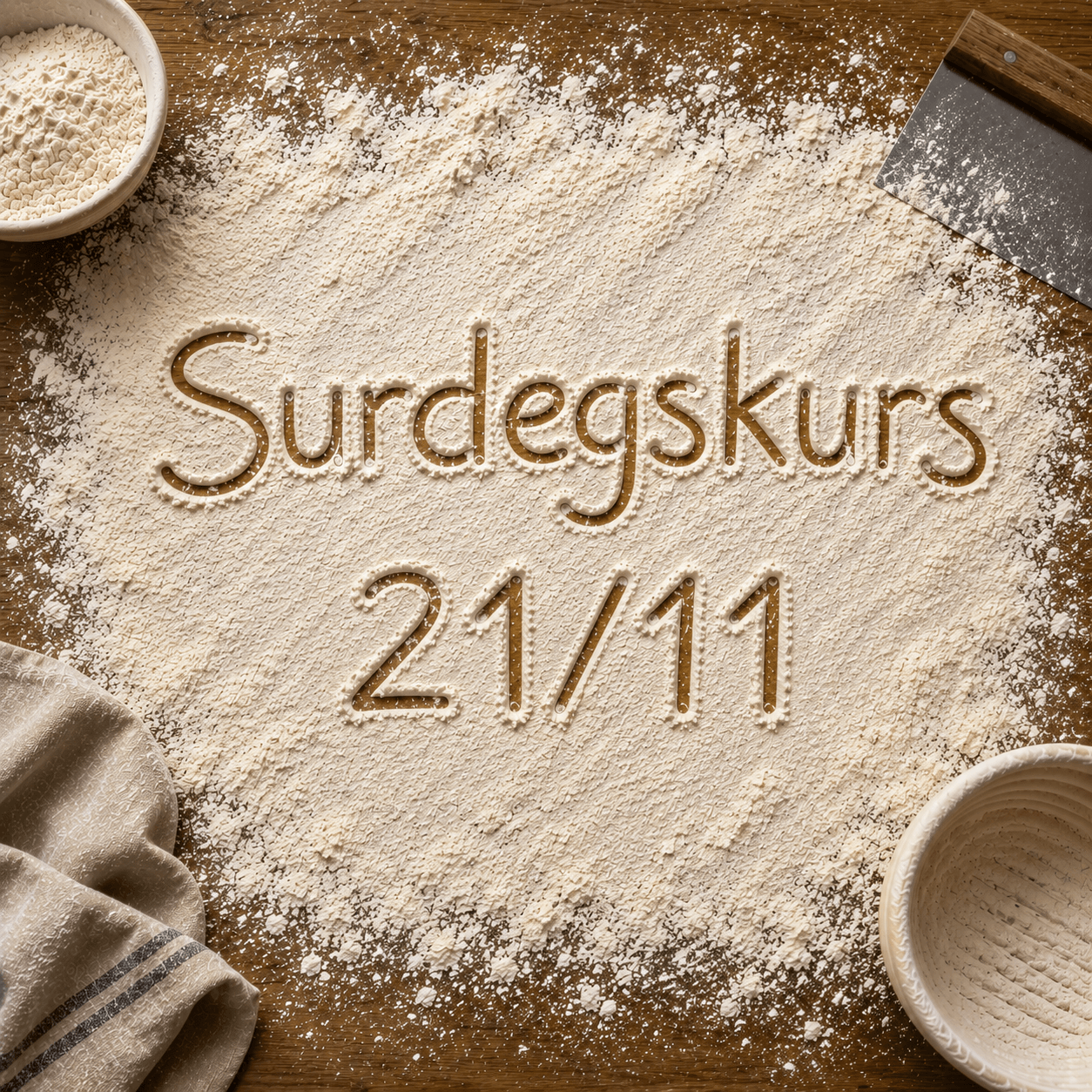 Sjöholms bageri - Surdegskurs 21/11, 12-17.30